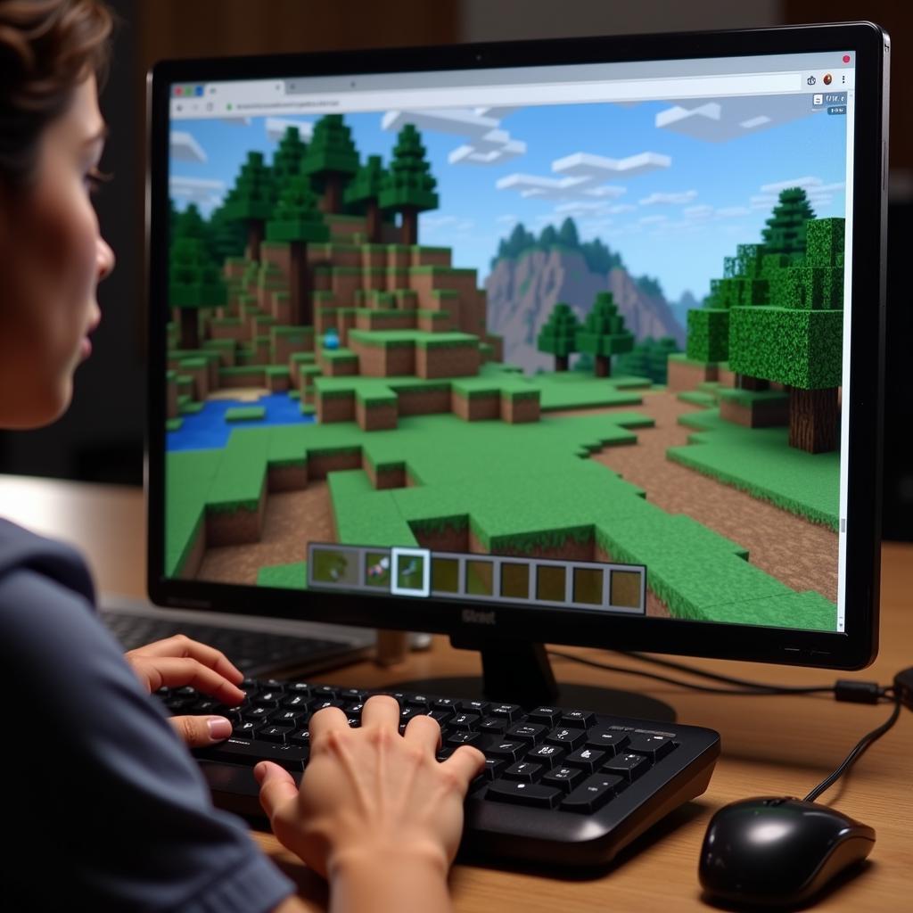 Chơi Minecraft không cần tải trên Web