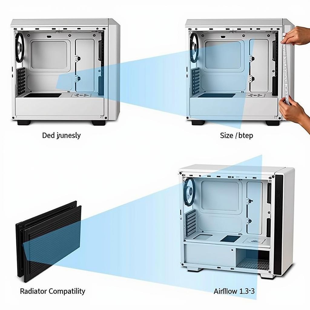 Chọn case giá rẻ lắp tản nhiệt nước