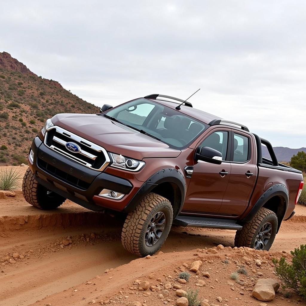 Ford Ranger 2015 vượt địa hình off-road