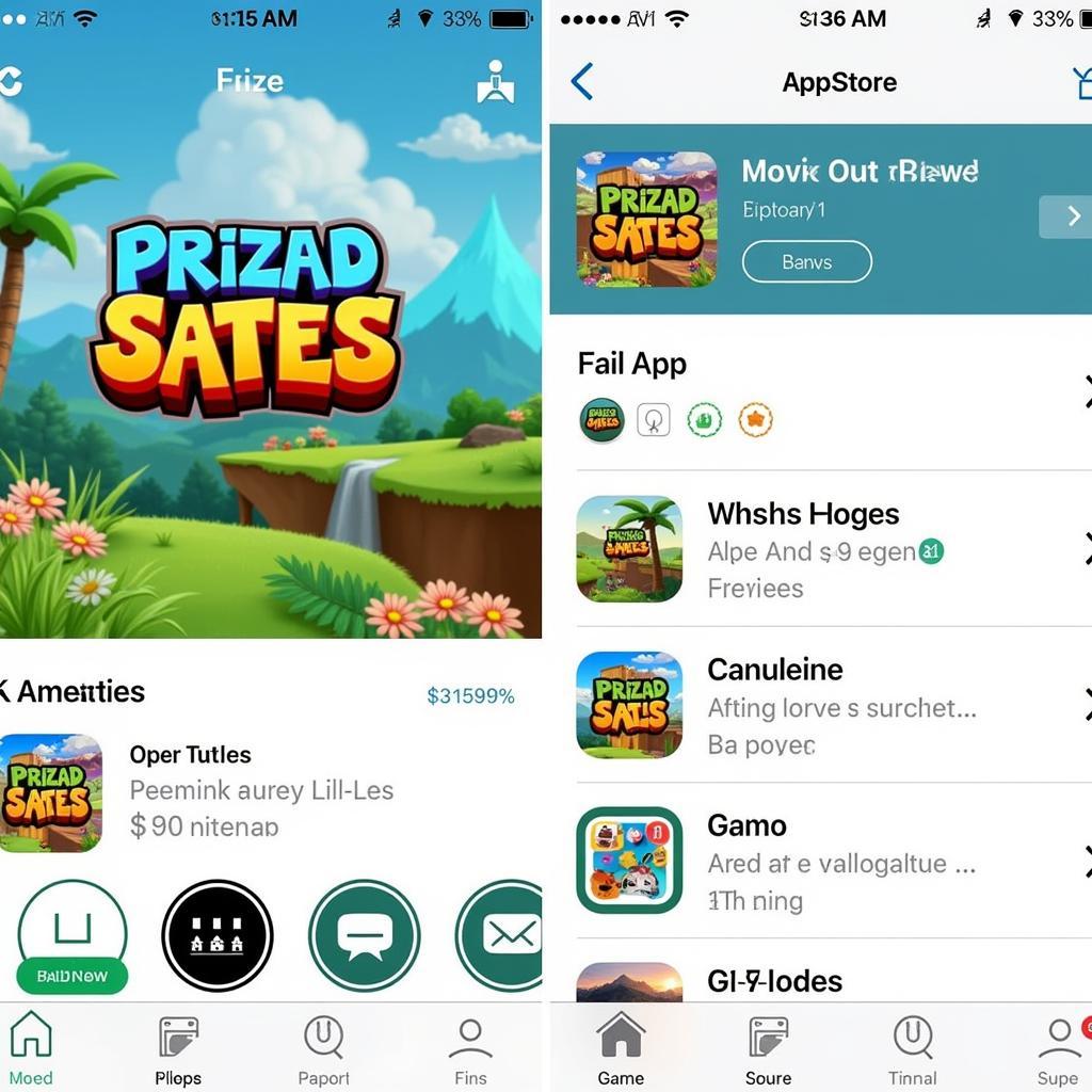 Game miễn phí và trả phí trên App Store