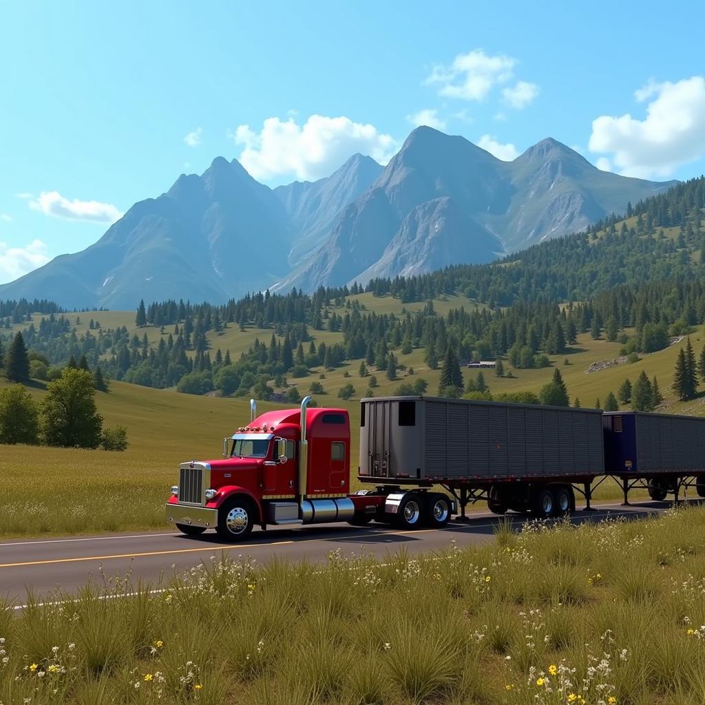 American Truck Simulator: Khám phá nước Mỹ trên những cung đường