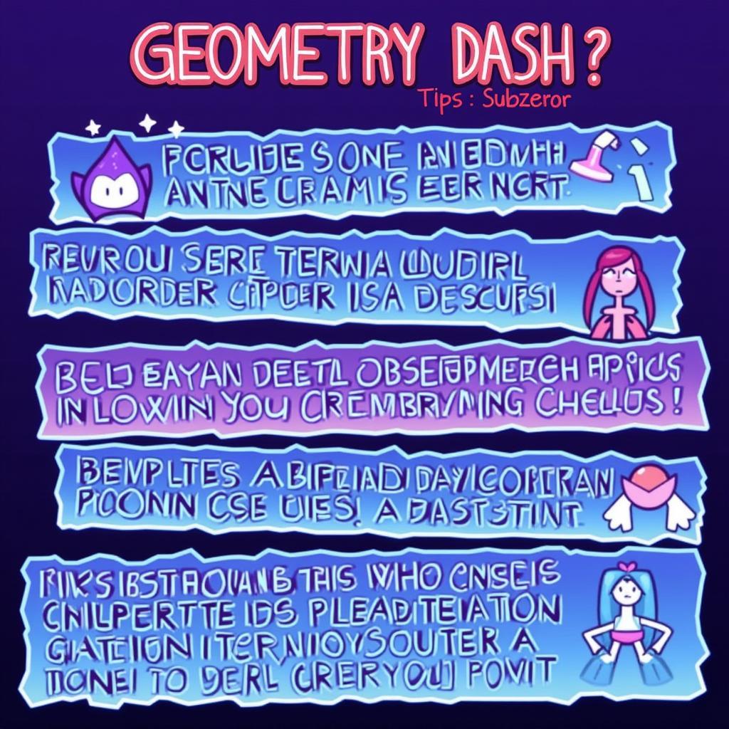 Bí quyết chơi Geometry Dash Subzero