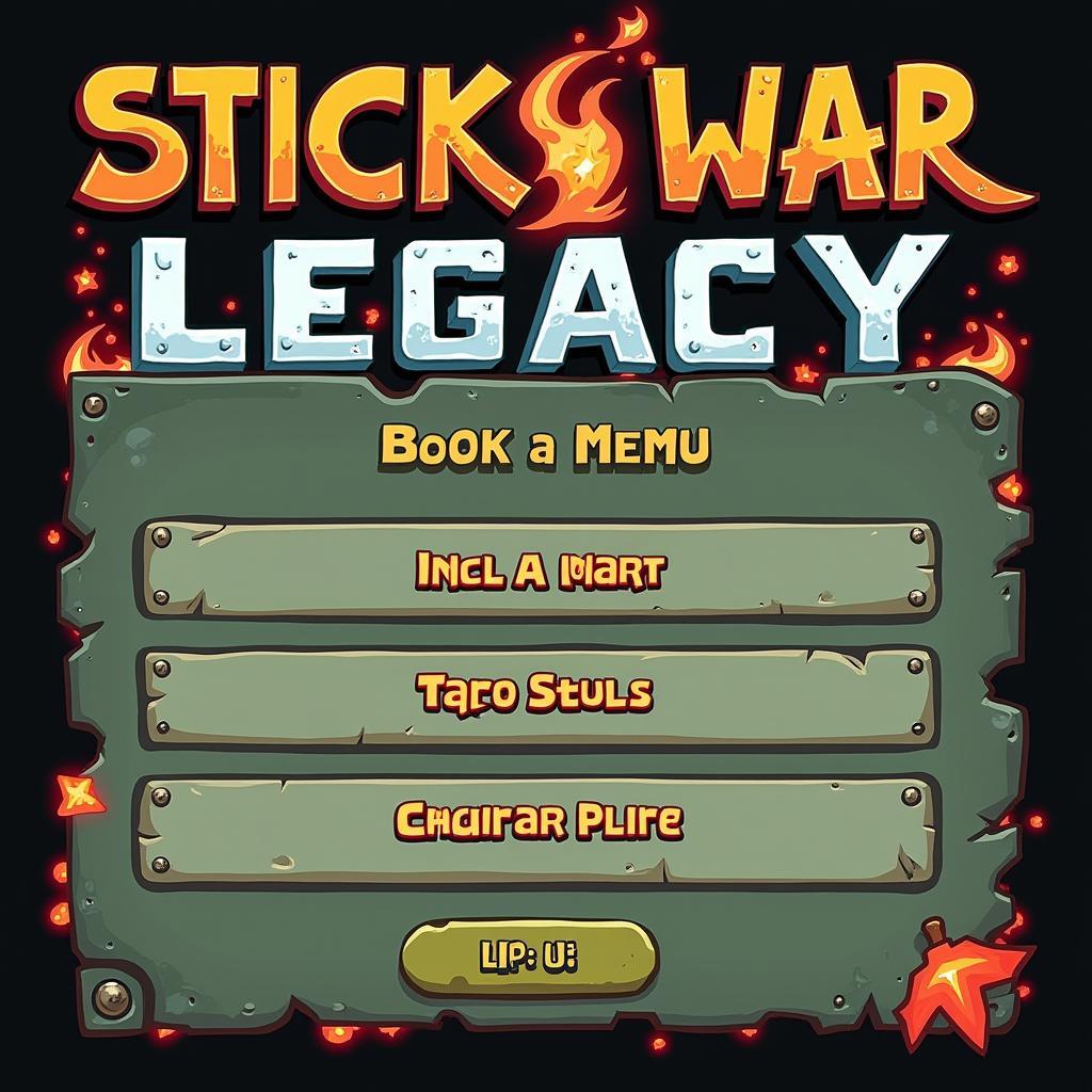 Giao diện game Stick War Legacy