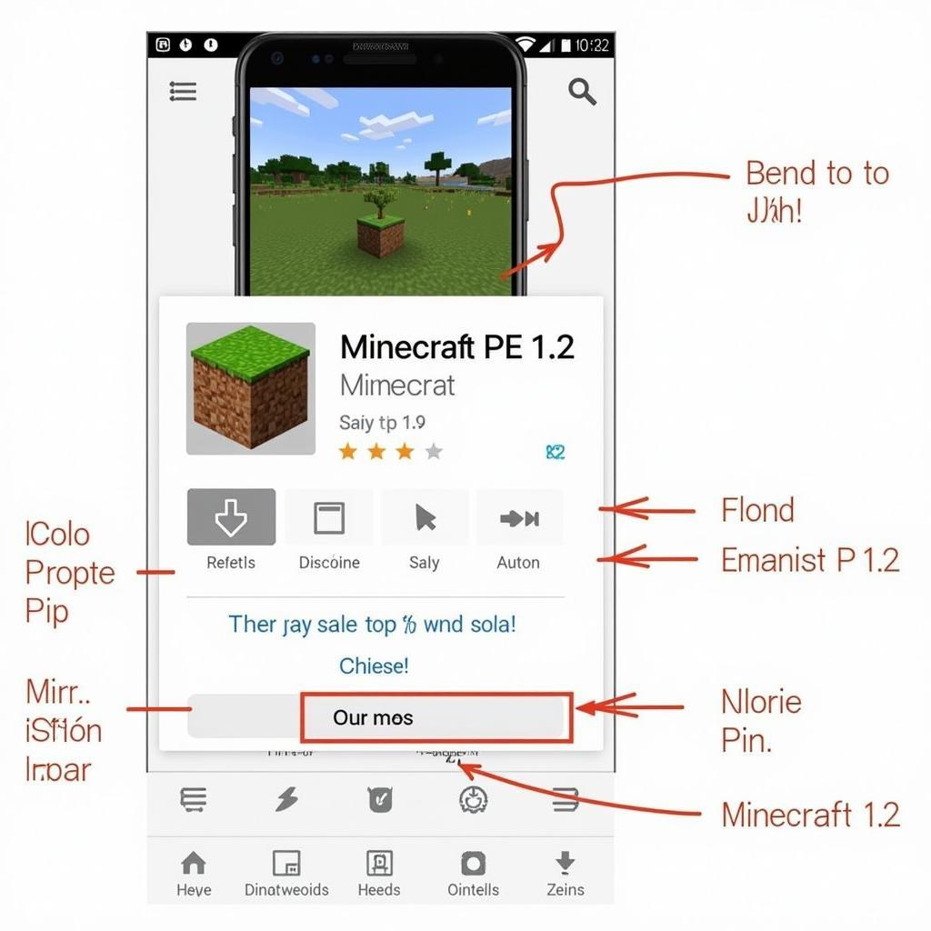 Hướng dẫn tải Minecraft PE 1.2 trên điện thoại