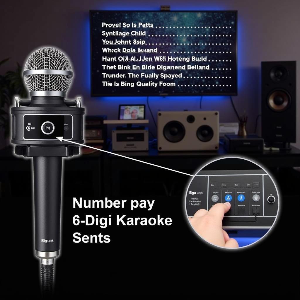 Karaoke 6 số chuyên nghiệp