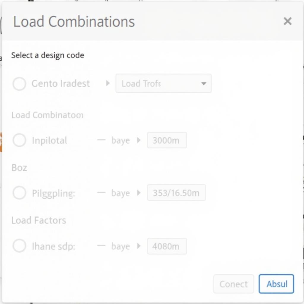 Khai báo tổ hợp tải trọng trong ETABS trong hộp thoại Load Combinations