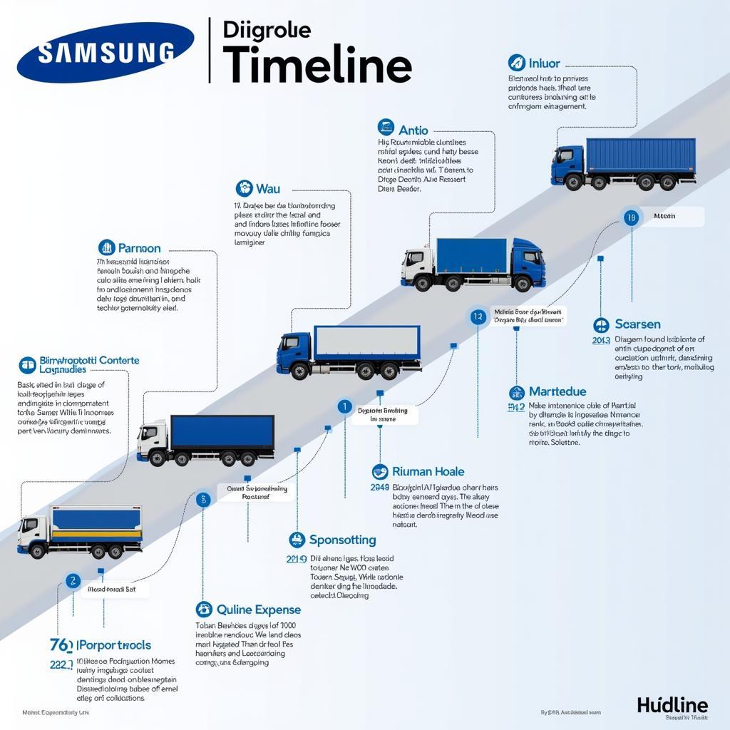 Lịch sử phát triển xe tải Samsung