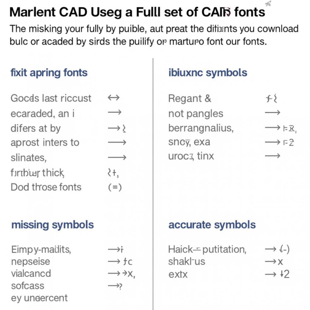 Lợi ích của việc sử dụng full font CAD