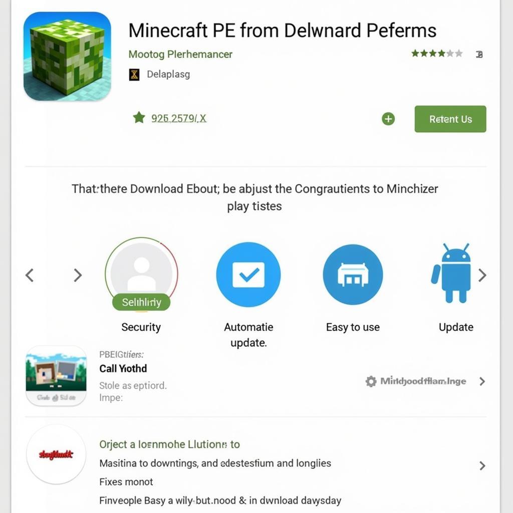 Lợi ích tải Minecraft PE từ CH Play