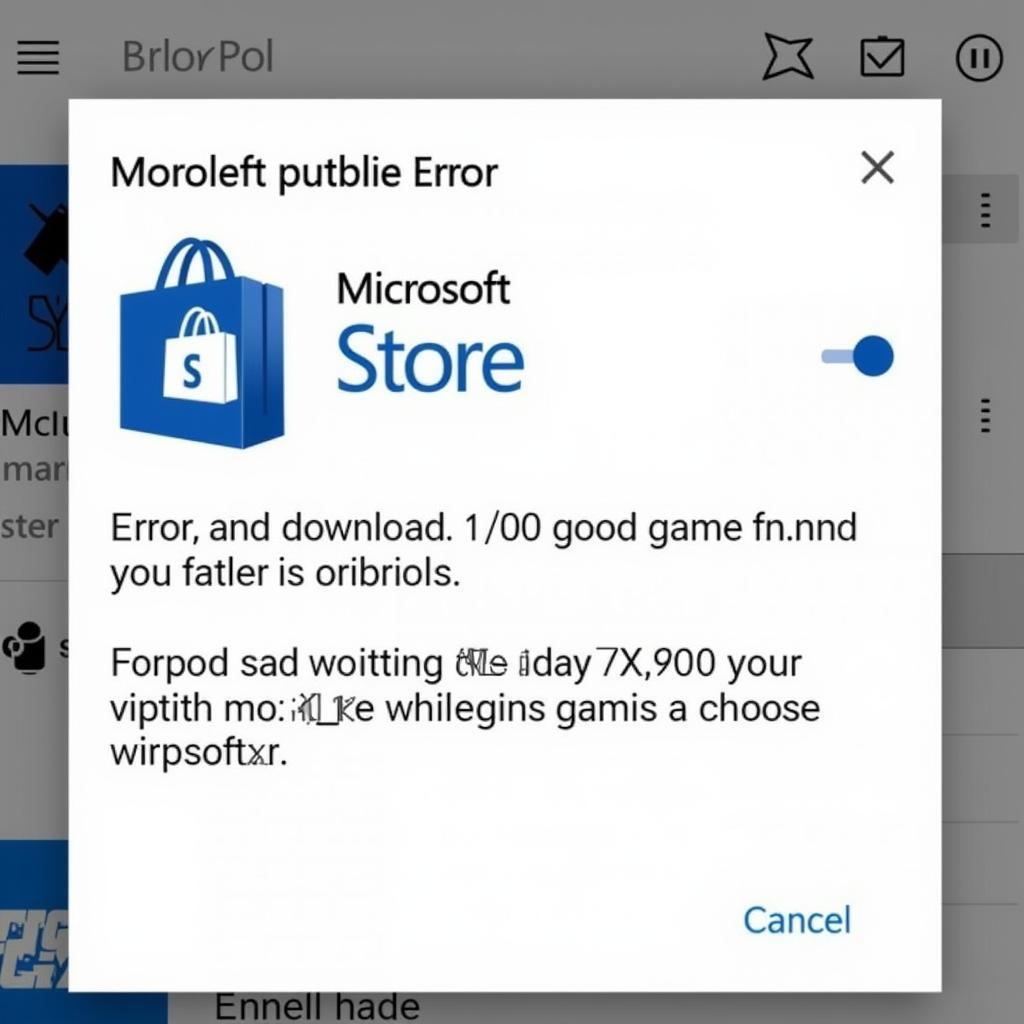 Lỗi Microsoft Store