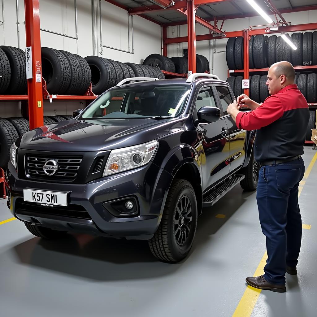 Lốp xe bán tải Nissan Navara cũ uy tín