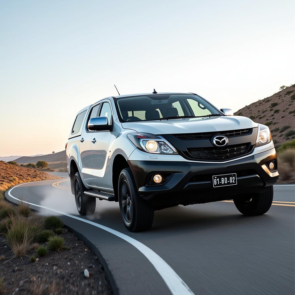 Mazda BT50 trên đường