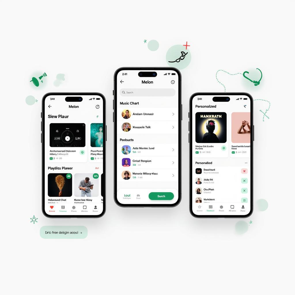 Giao Diện App Melon