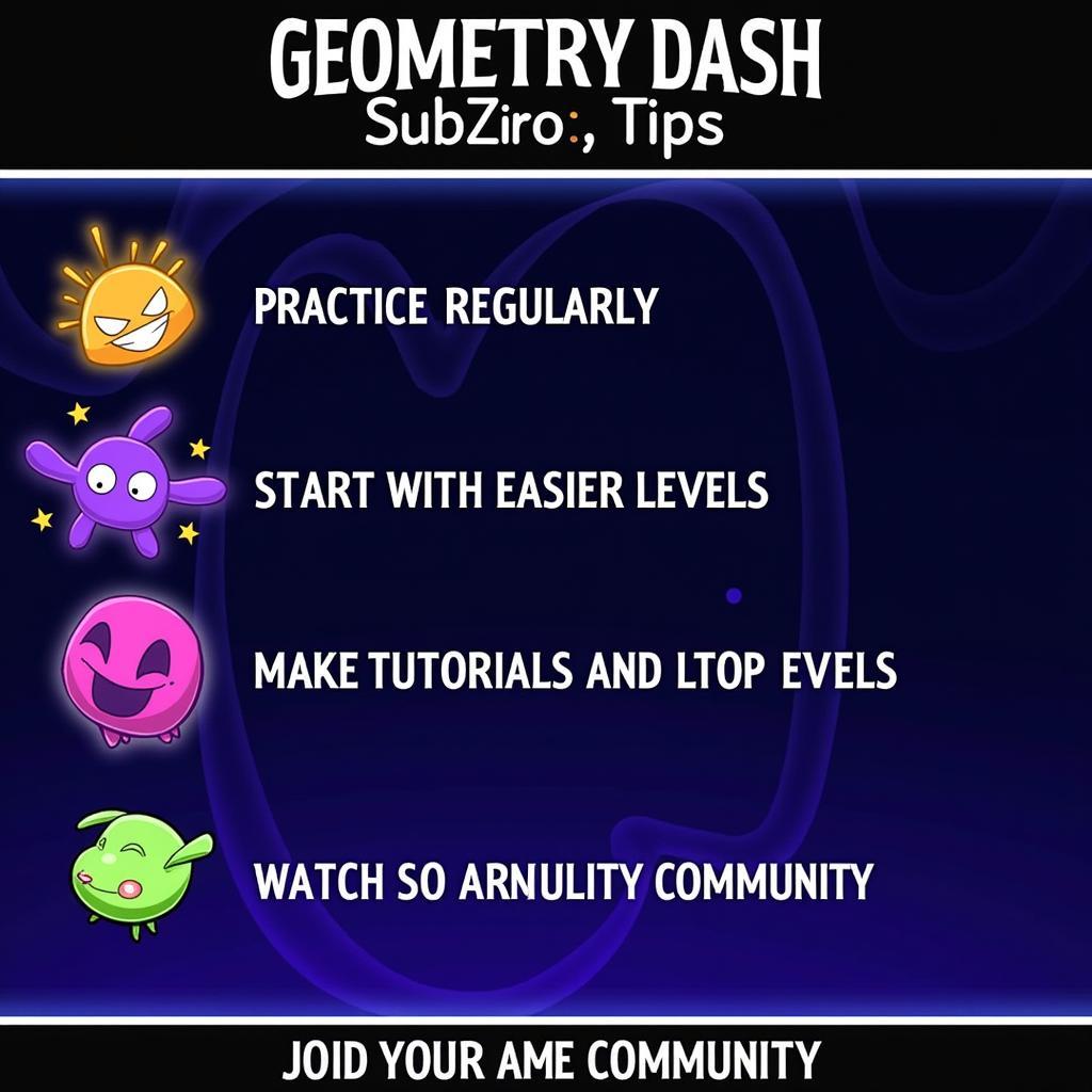 Mẹo chơi Geometry Dash SubZero