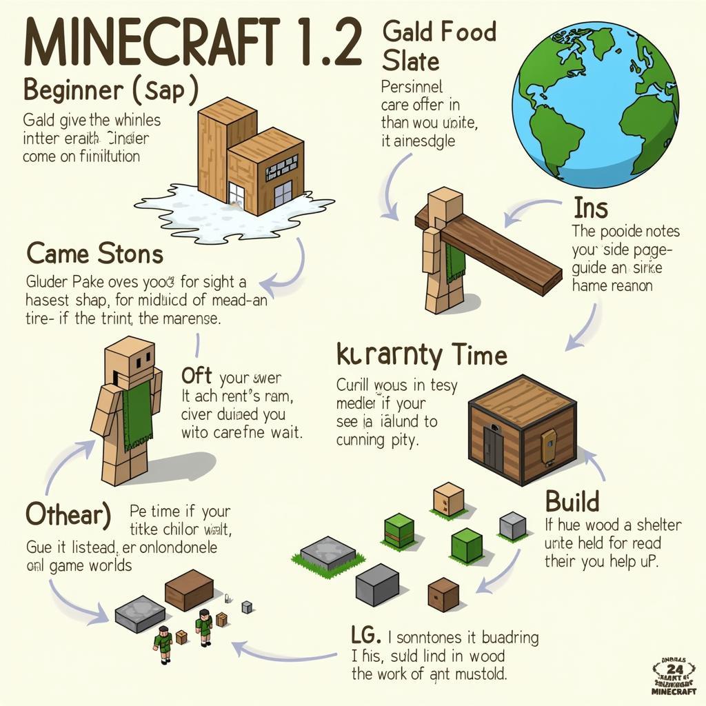 Mẹo chơi Minecraft PE 1.2 cho người mới bắt đầu