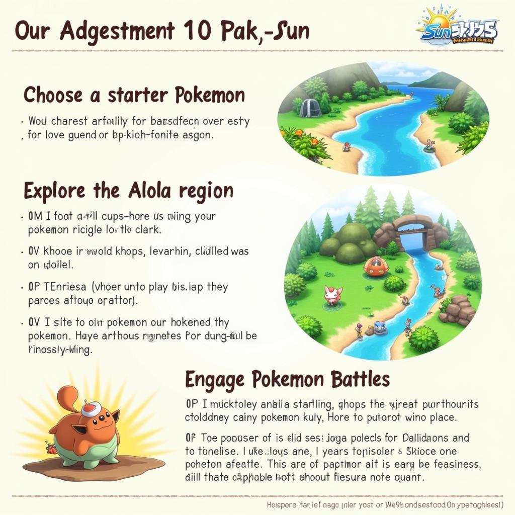 Mẹo chơi Pokemon Sun hiệu quả