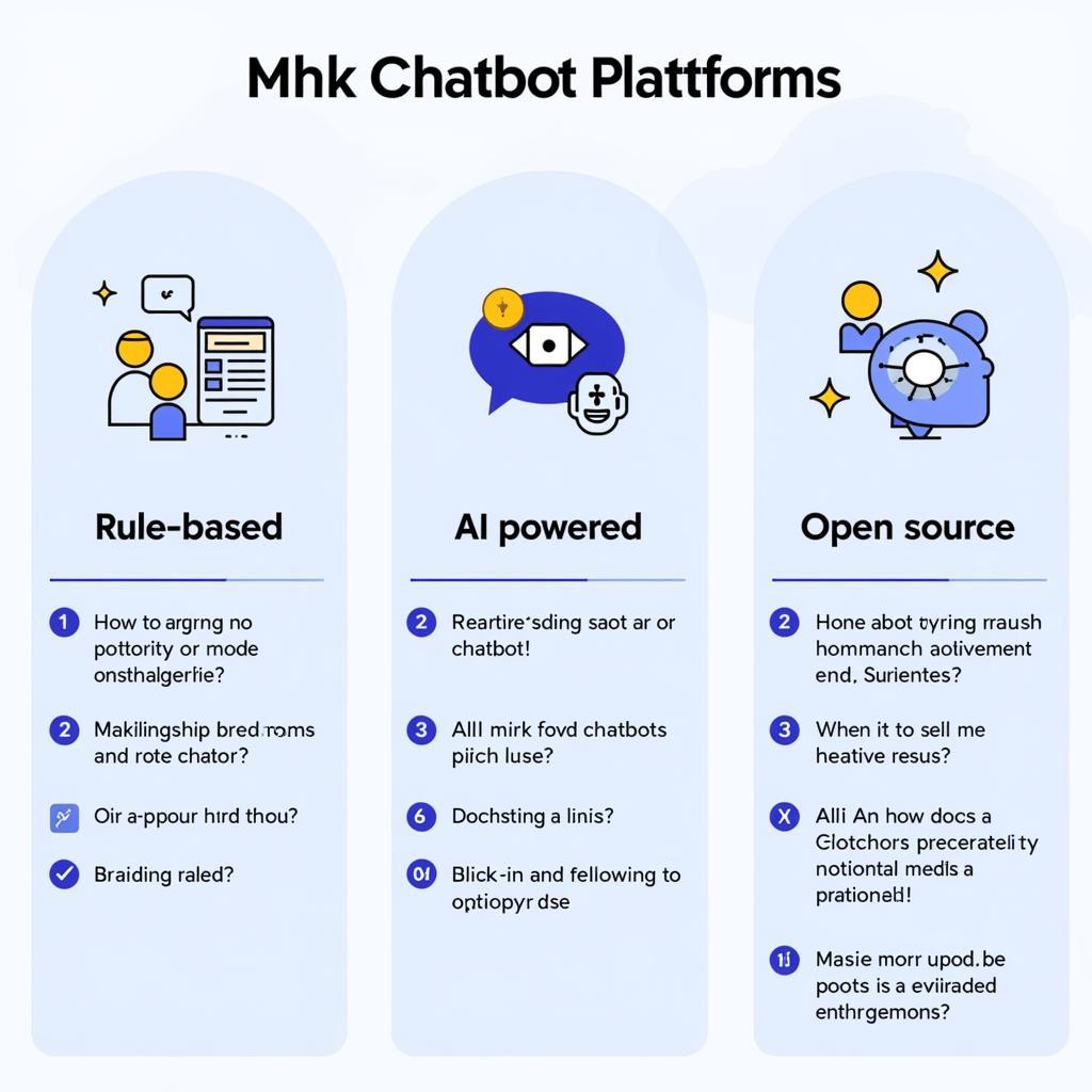 Các Loại Nền Tảng Chatbot Phổ Biến