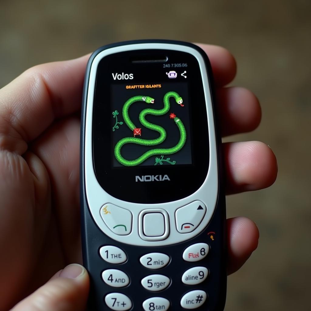 Chơi game Rắn săn mồi trên Nokia 105