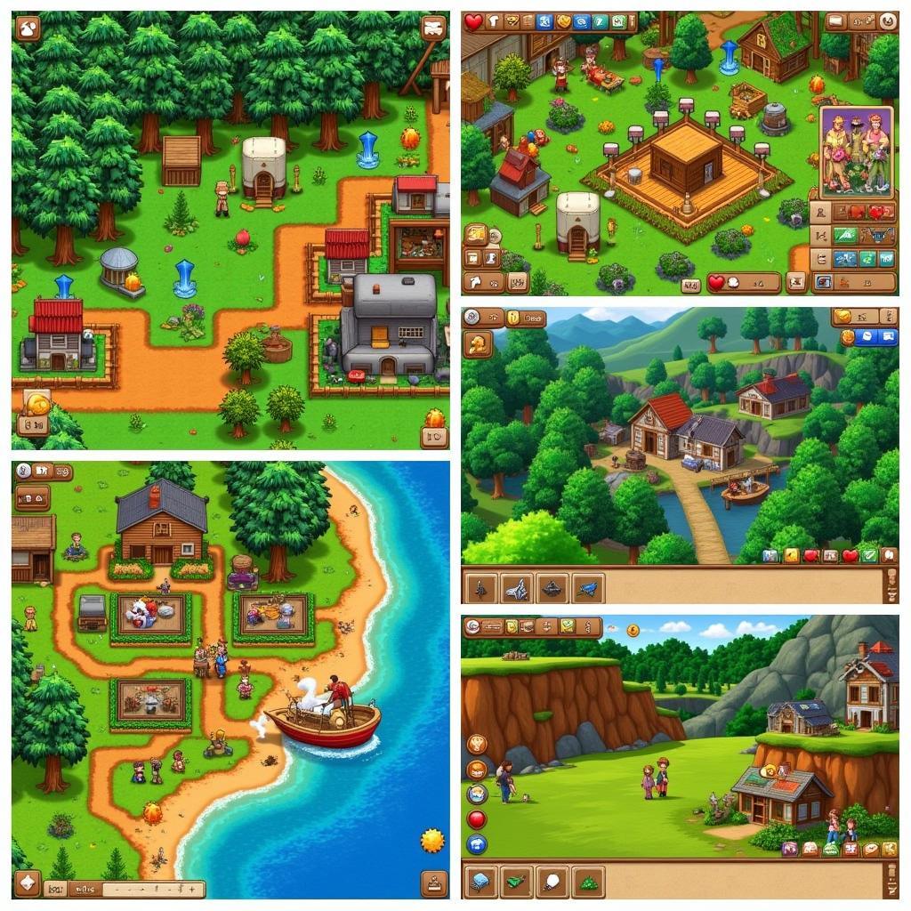 Gameplay của Stardew Valley trên iOS