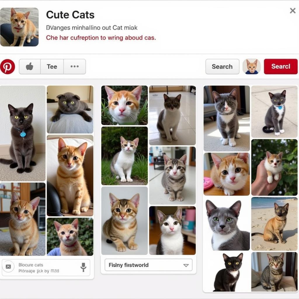 Tải ảnh mèo dễ thương trên Pinterest