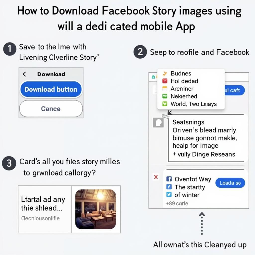 Tải ảnh story Facebook bằng ứng dụng