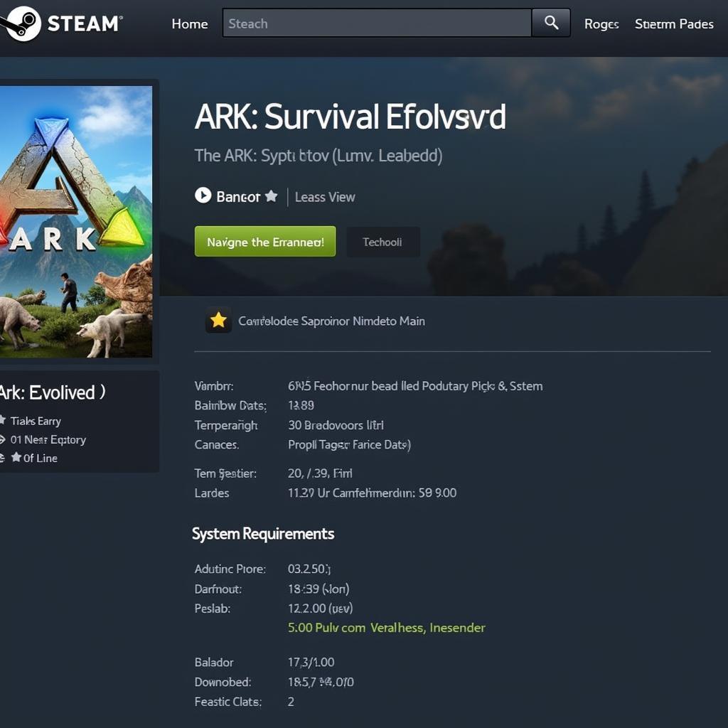 Hướng dẫn tải ARK trên Steam PC