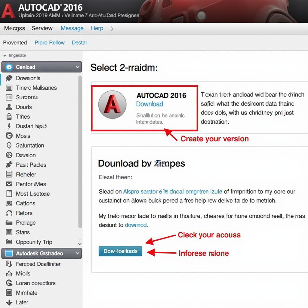 Tải AutoCAD 2016 từ trang chủ Autodesk