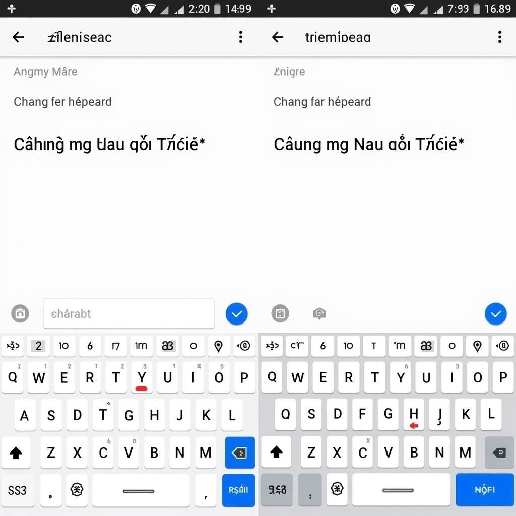 Ứng dụng Gboard trên điện thoại