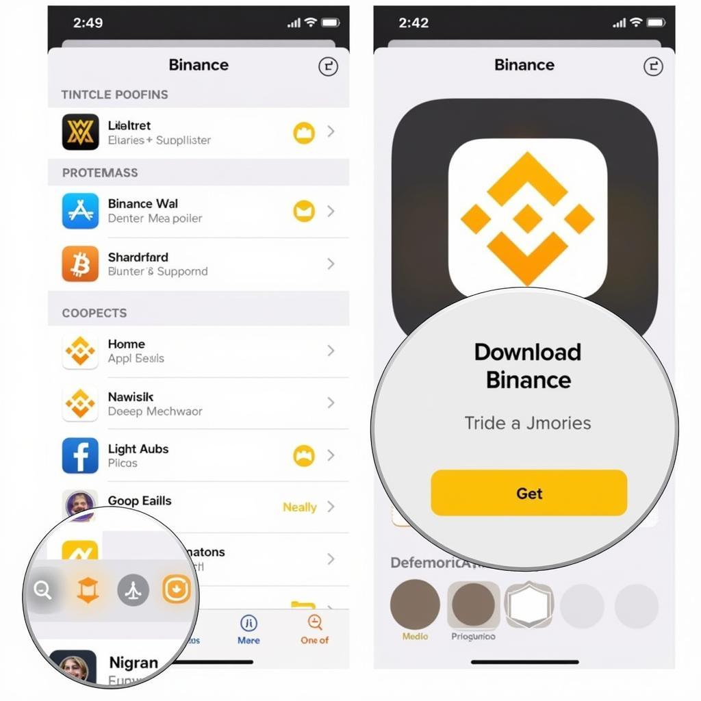 Tải Binance từ App Store