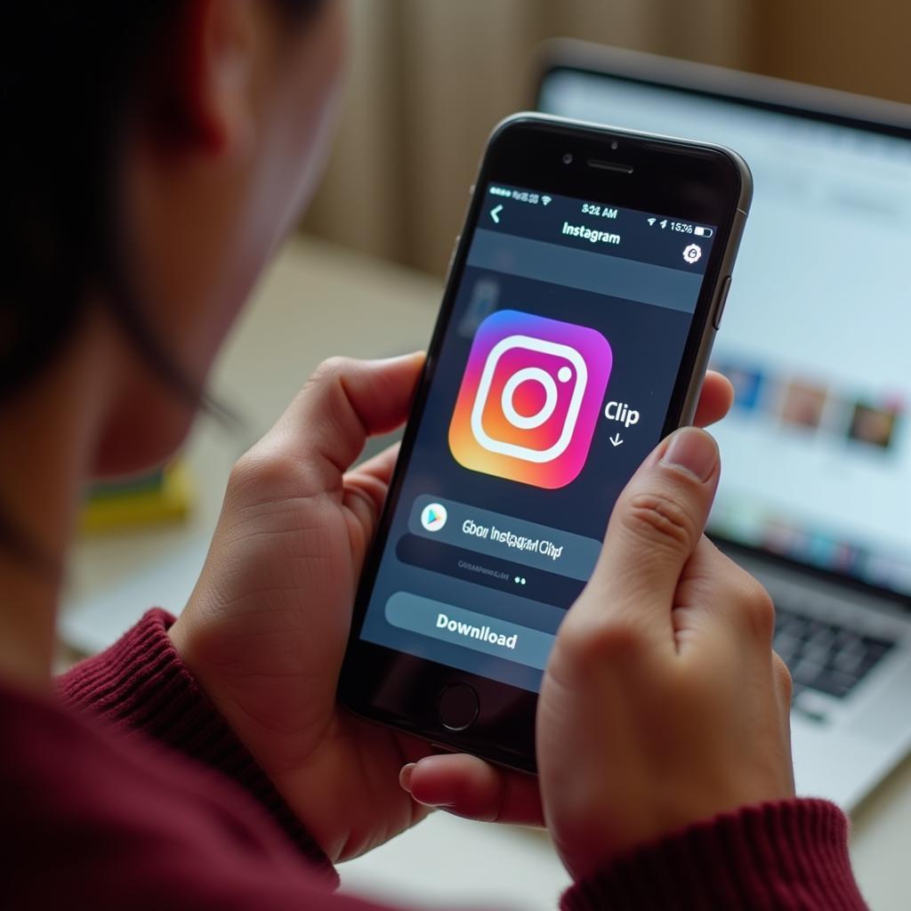 Cách tải clip Instagram trên điện thoại