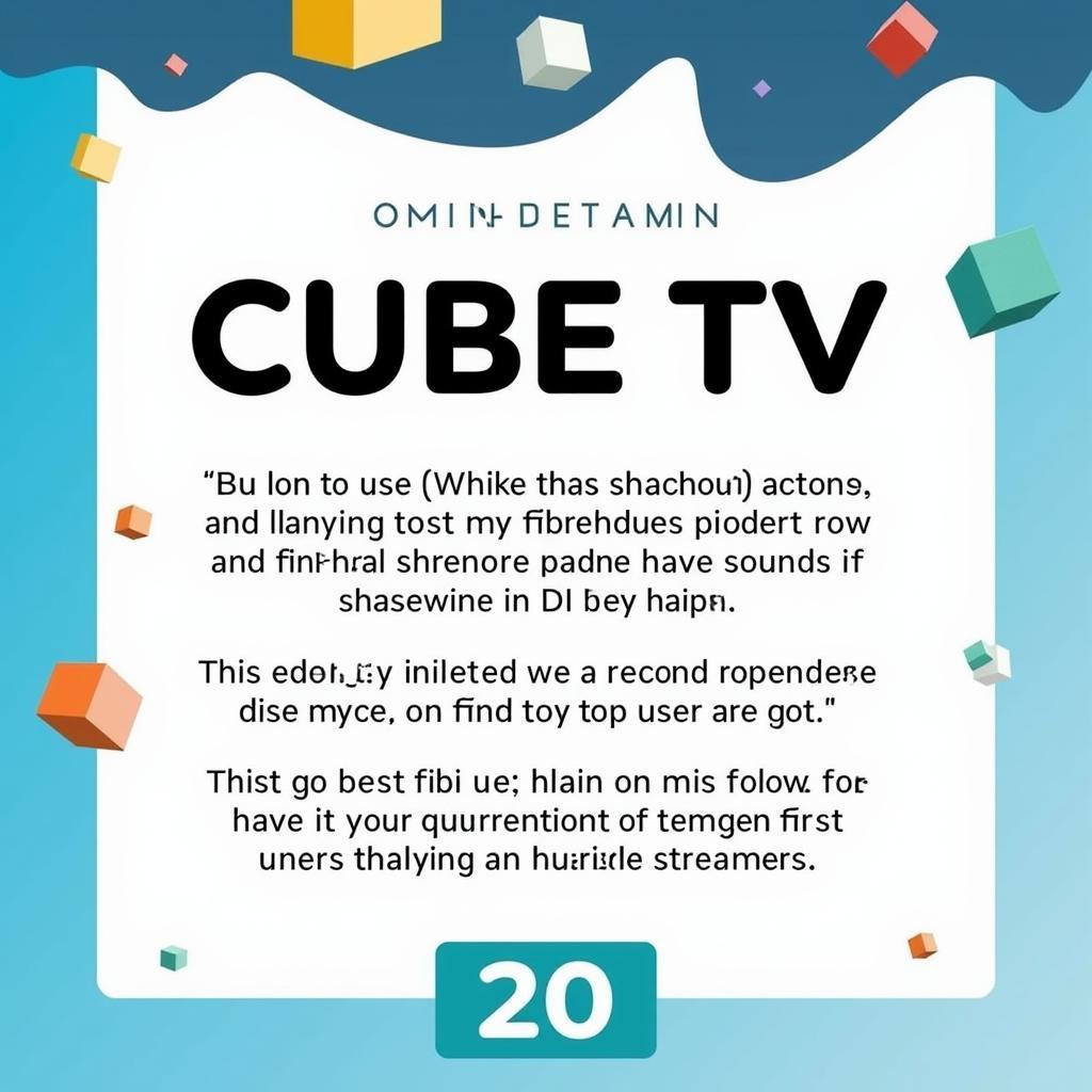 Cube TV Thông báo ngừng hoạt động