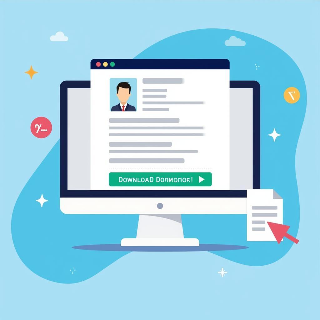 Cách tải CV từ website