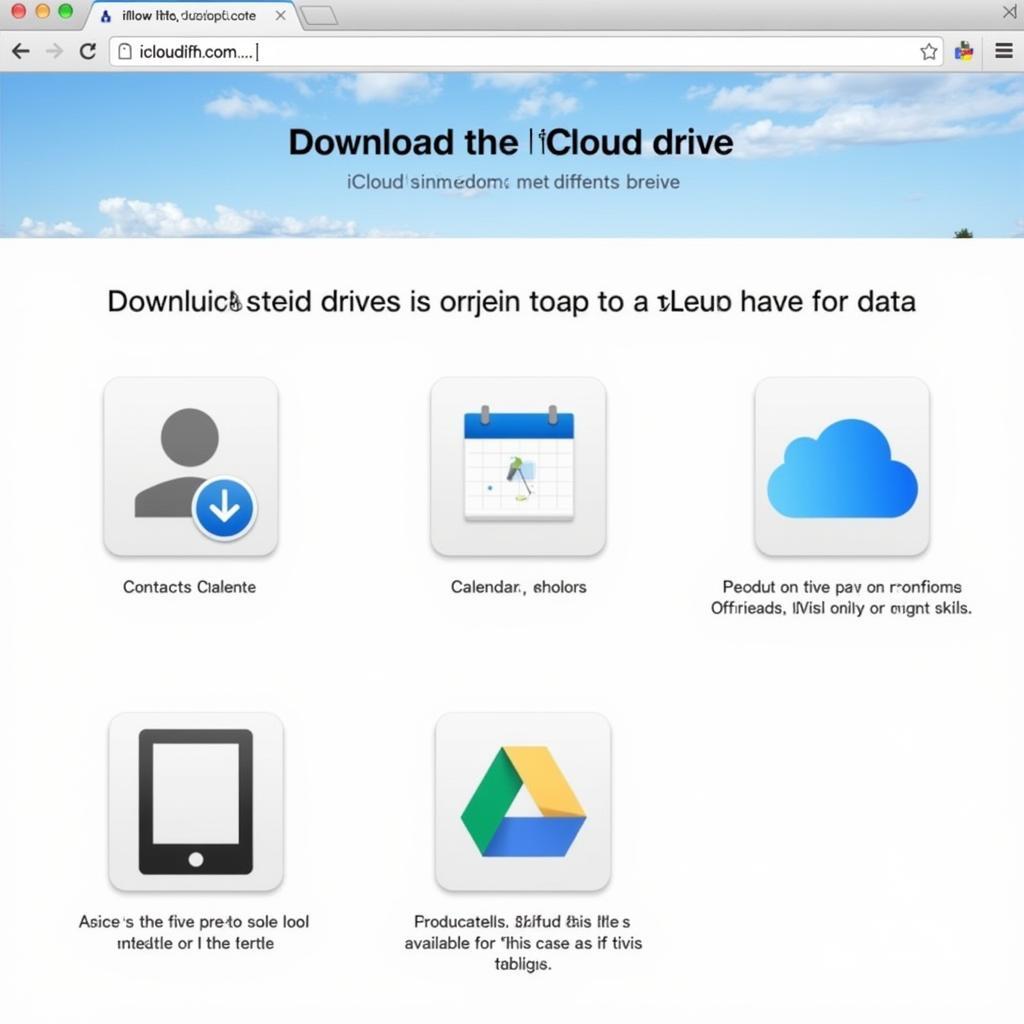 Tải Dữ Liệu Từ iCloud.com