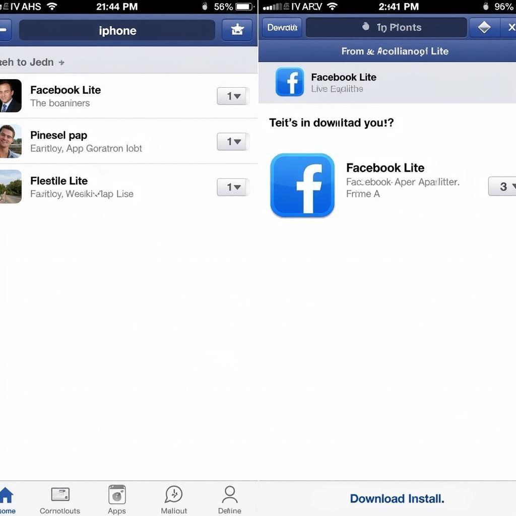 Tải Facebook Lite cho iPhone 4