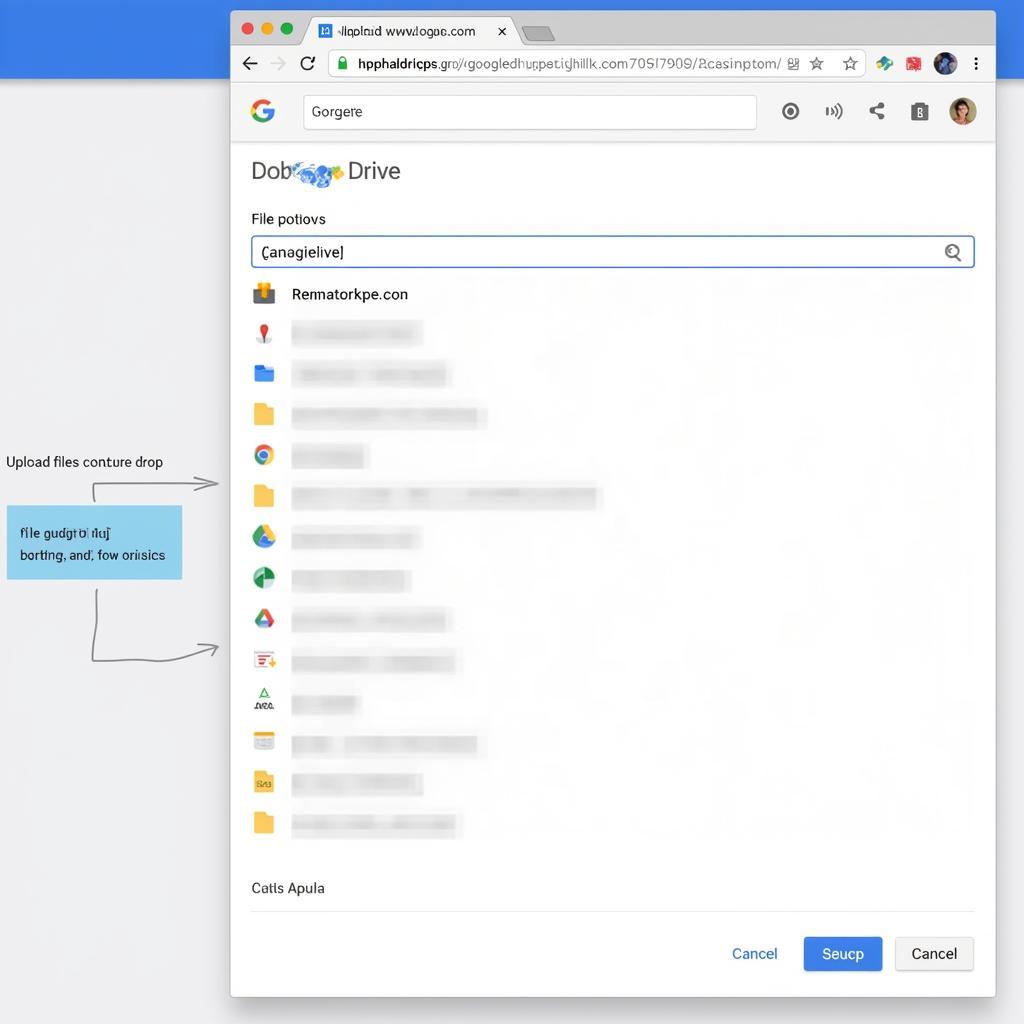 Tải file lên Google Drive trên máy tính