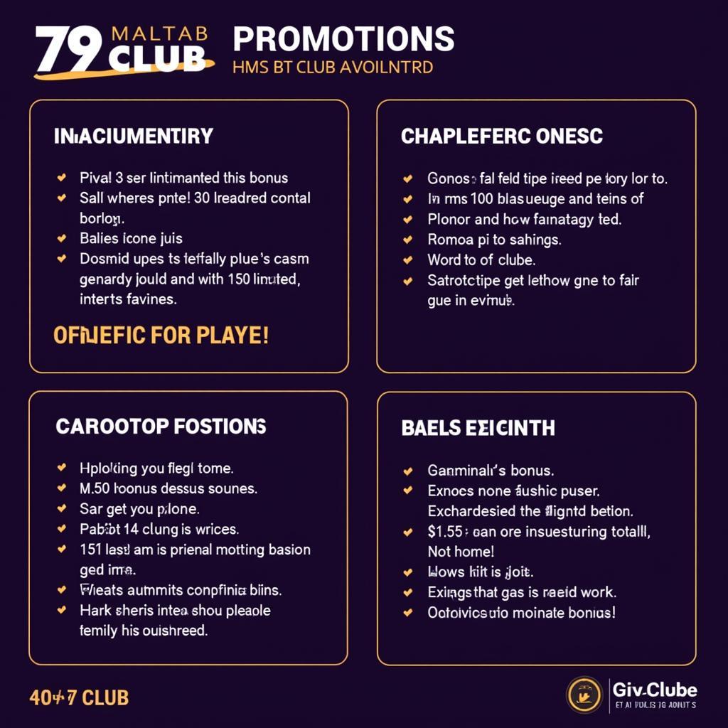 Khuyến mãi 79 Club