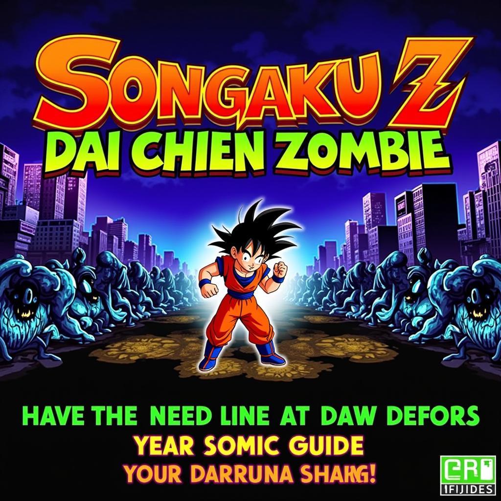 Màn hình chính game Songoku Đại Chiến Zombie