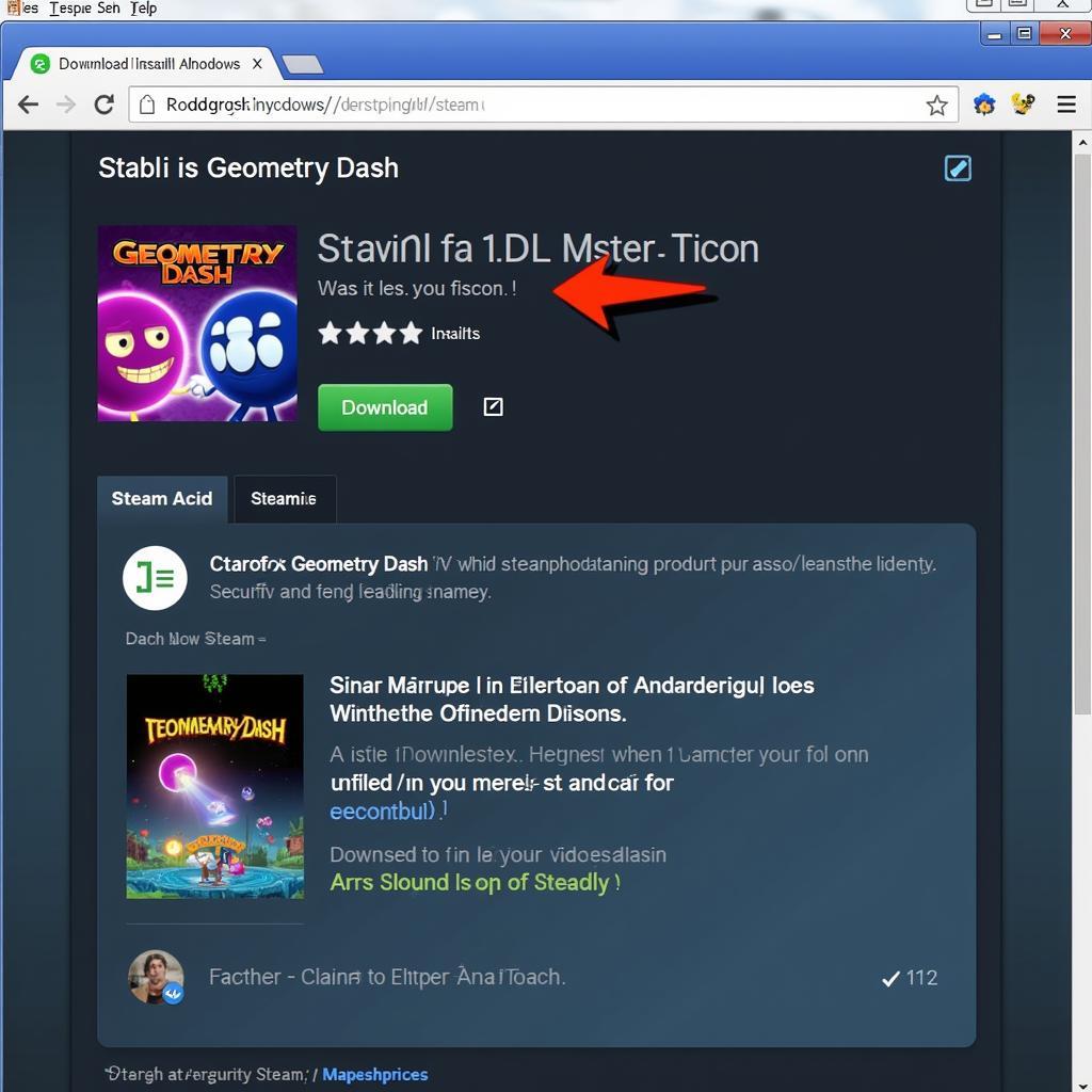 Tải Geometry Dash trên Steam