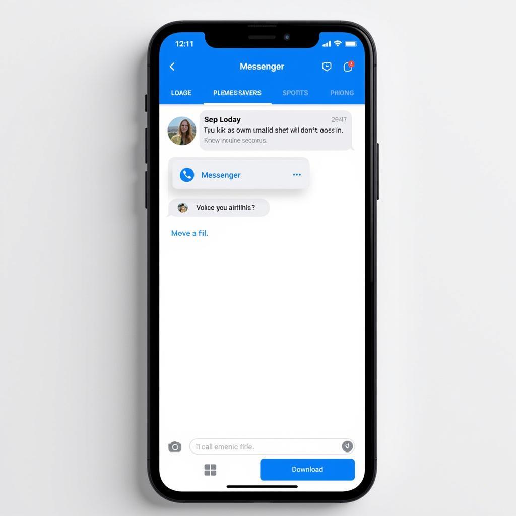 Cách tải ghi âm Messenger trên điện thoại