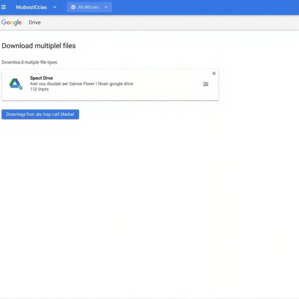 Tải nhiều file cùng lúc trên Google Drive