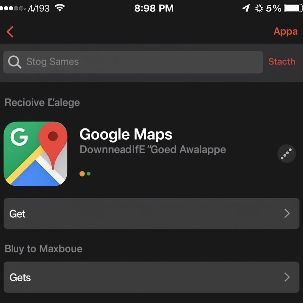 Tải Google Maps trên điện thoại iOS