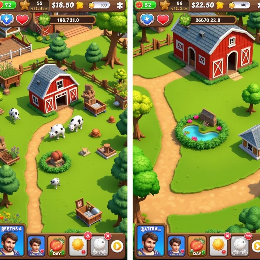 Giao diện Hay Day trên Android