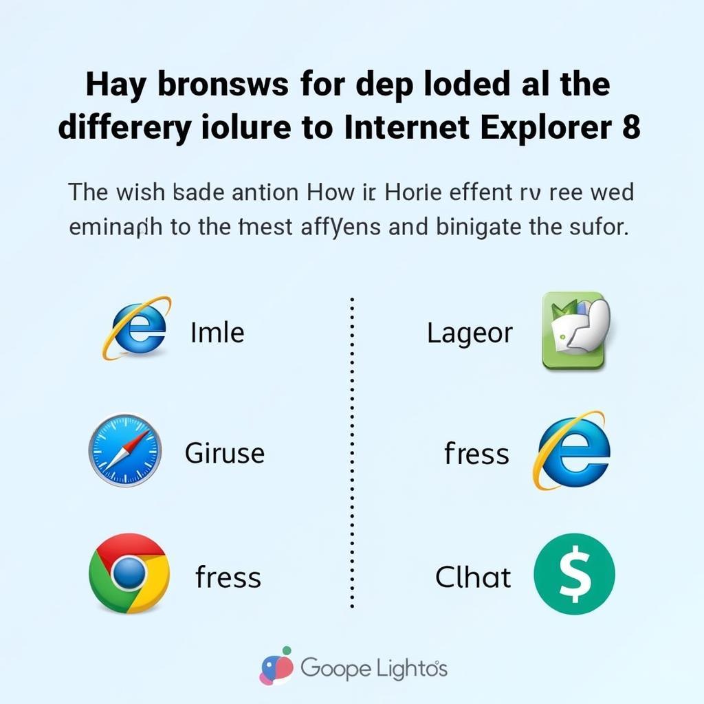 Các trình duyệt hiện đại thay thế Internet Explorer 8