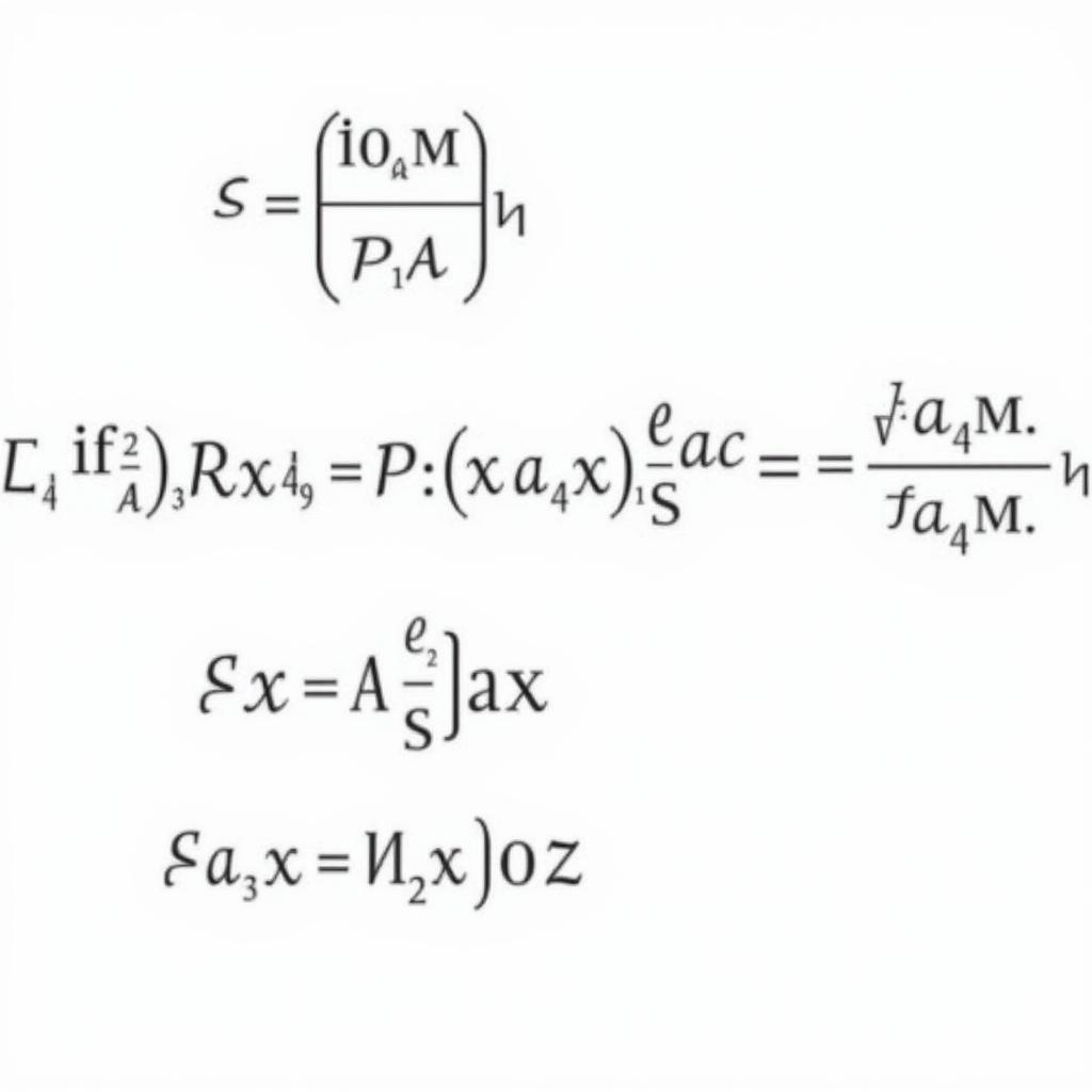 Công thức toán học được tạo bởi MathType 6.9