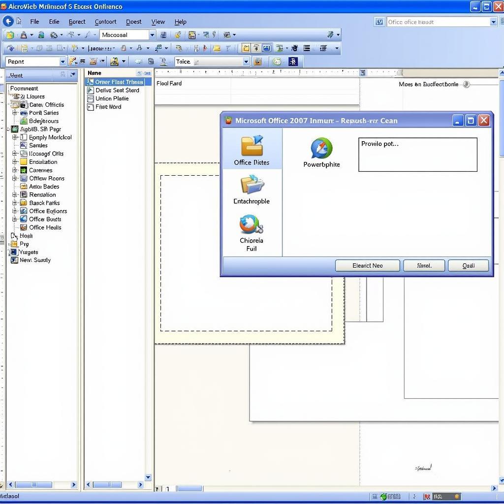 Giao diện Microsoft Office 2007