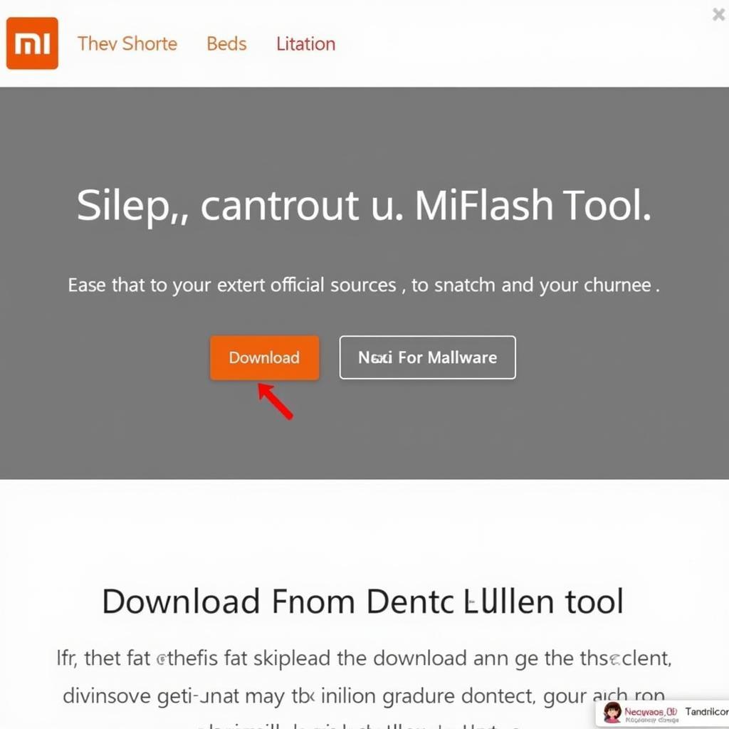 Tải MiFlash chính thức từ trang web Xiaomi