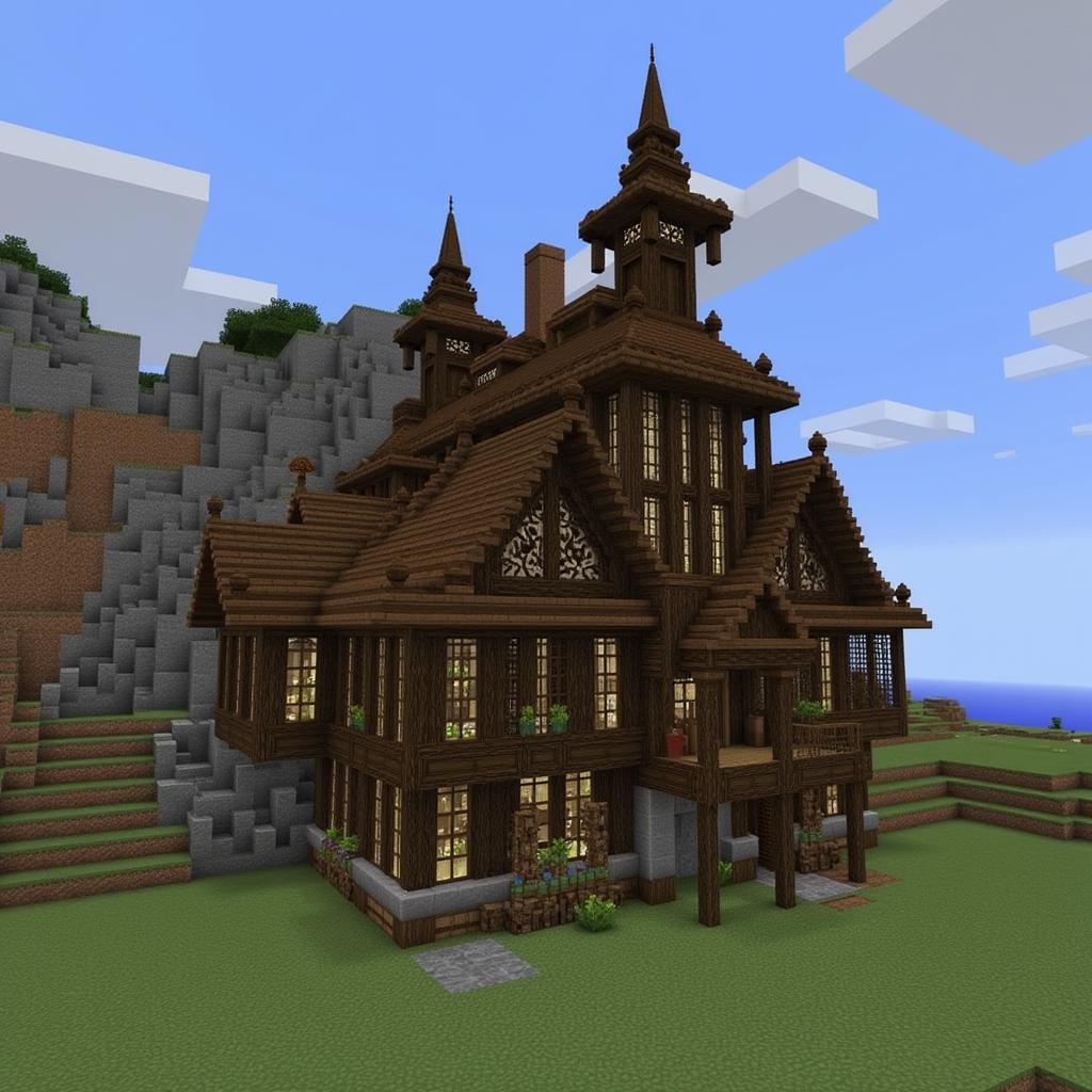 Khám phá Woodland Mansion trong Minecraft PE 1.1.5