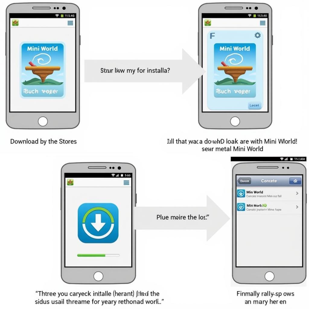 Hướng dẫn tải Mini World trên điện thoại