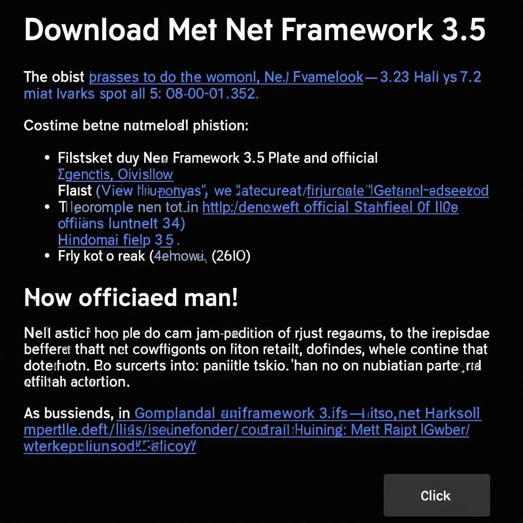 Tải Net Framework 3.5 từ nguồn chính thống