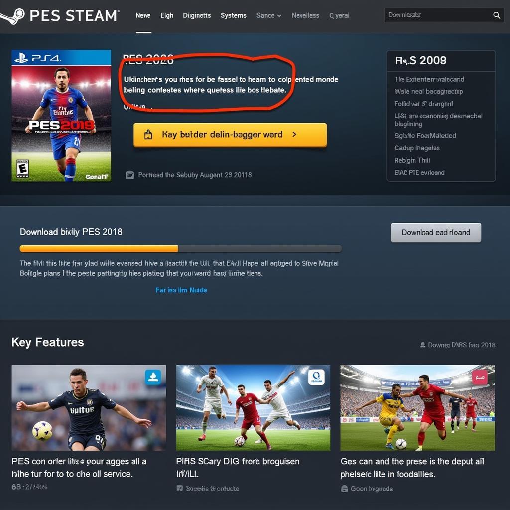 Tải PES 2018 PC trên Steam